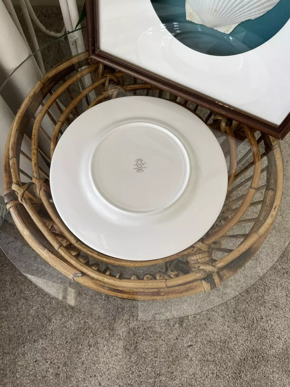 plant/Lenox Federal Platinum Ship Plate-1