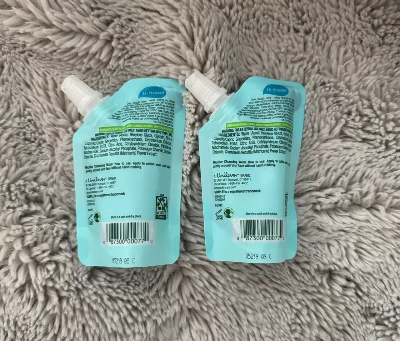 plant/Simple micellar cleansing water 2PACK-1