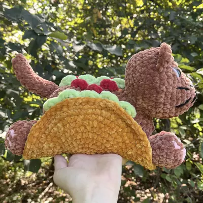 plant/🌮🐈PDF CROCHET PATTERN: Taco Cat! (NOT a physical plushie!)-5-thumbnail