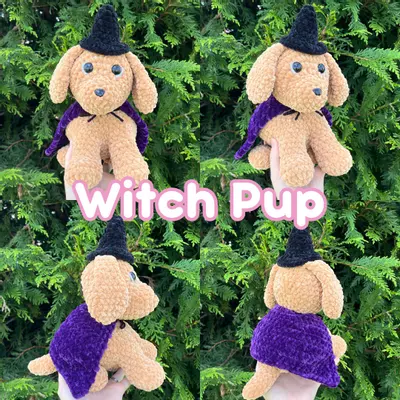 plant/👻🐶PDF CROCHET PATTERN: Spooky Pup Dress Up! (NOT a physical product!)-3-thumbnail