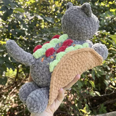 plant/🌮🐈PDF CROCHET PATTERN: Taco Cat! (NOT a physical plushie!)-7-thumbnail