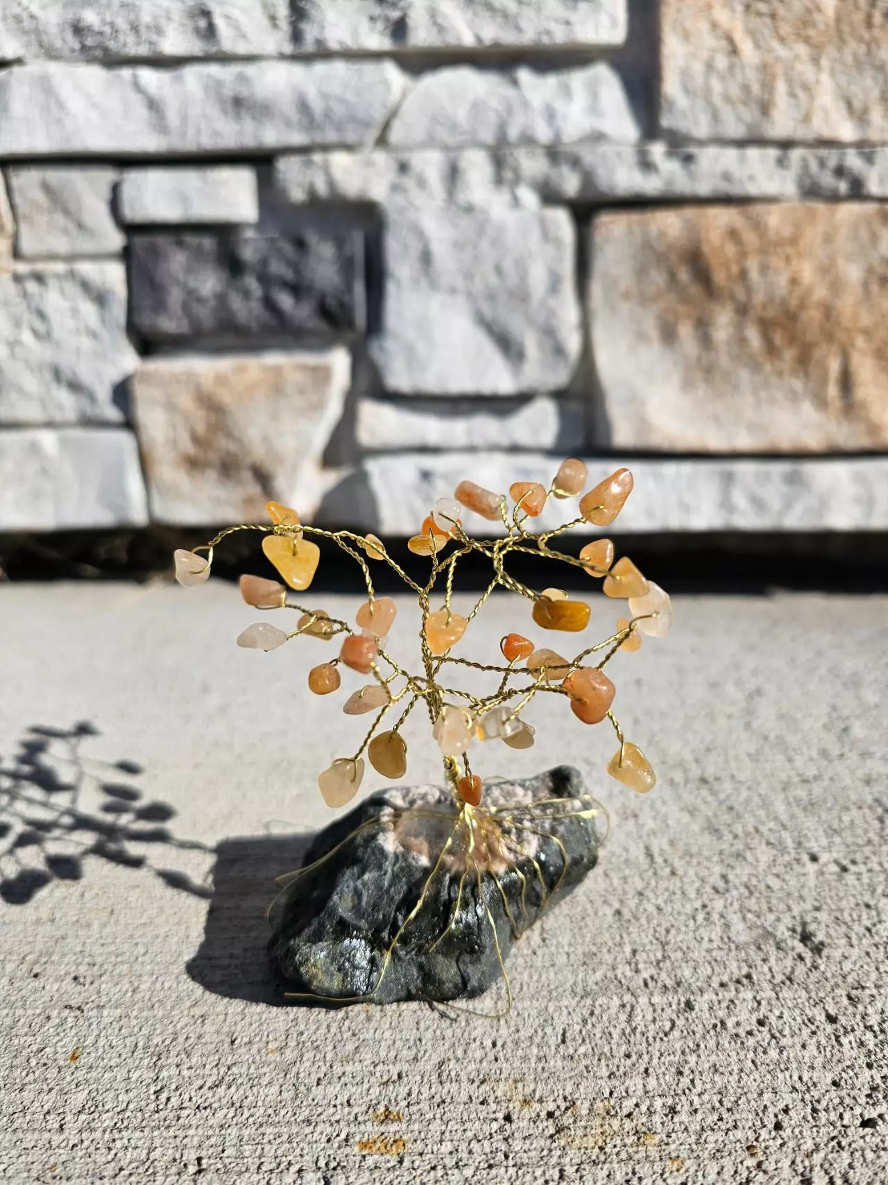 plant/Citrine Crystal Tree-0