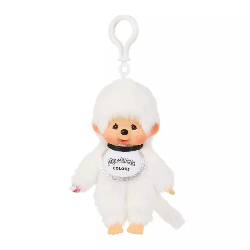 plant/Monchhichi Colors White Keychain-0