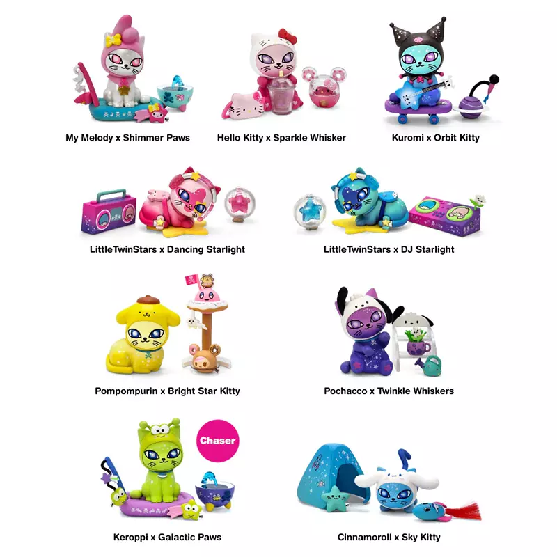 plant/Galactic Cats x Hello Kitty & Friends Blind Box-0