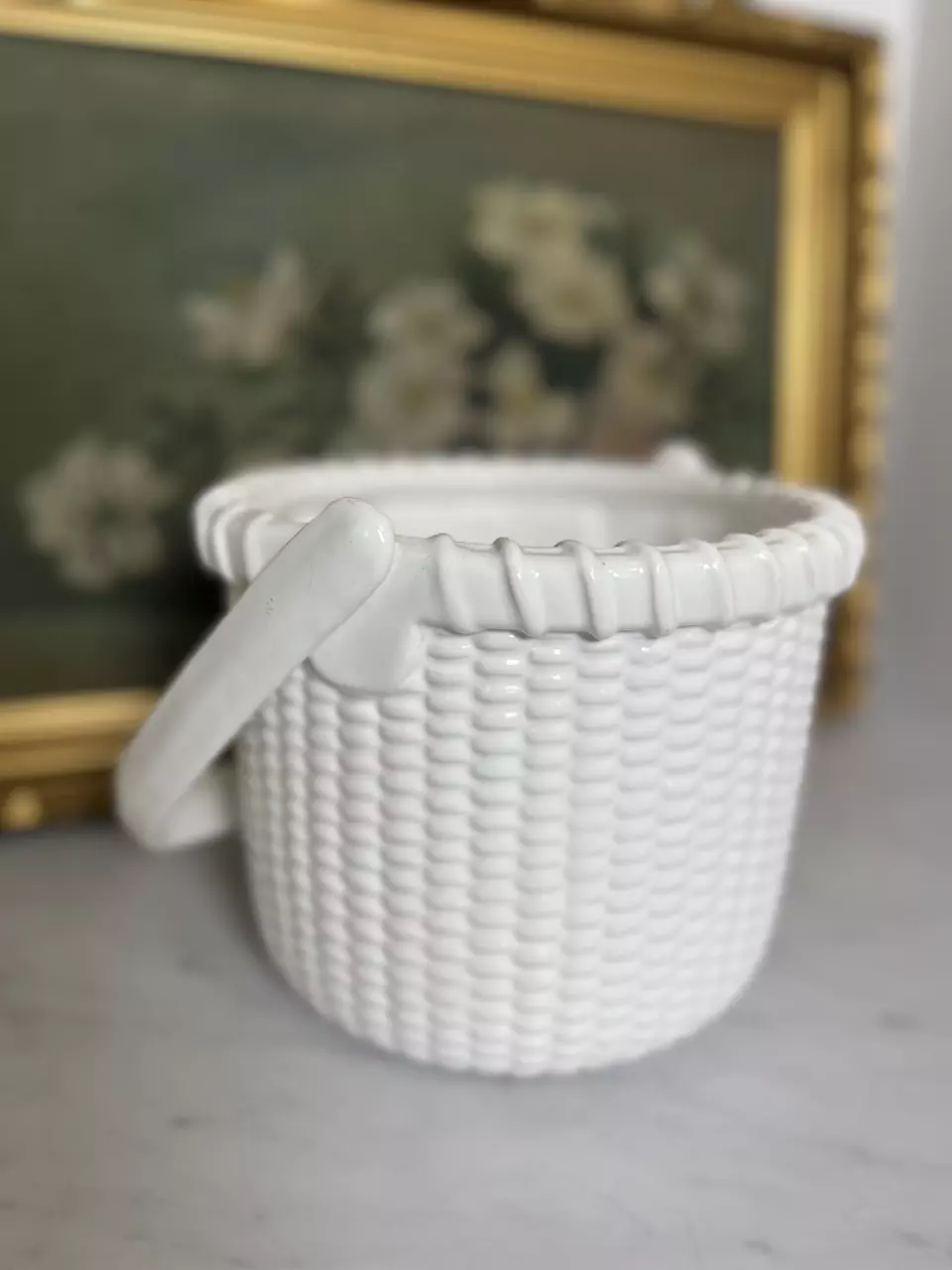 plant/Authentic Vintage Nantucket Basket Planter-1