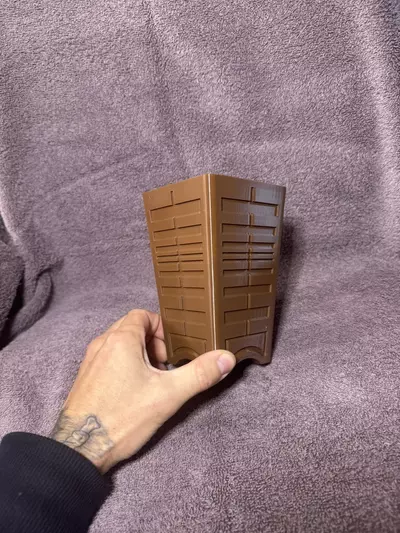 plant/3x3 cascade pot brown-1-thumbnail