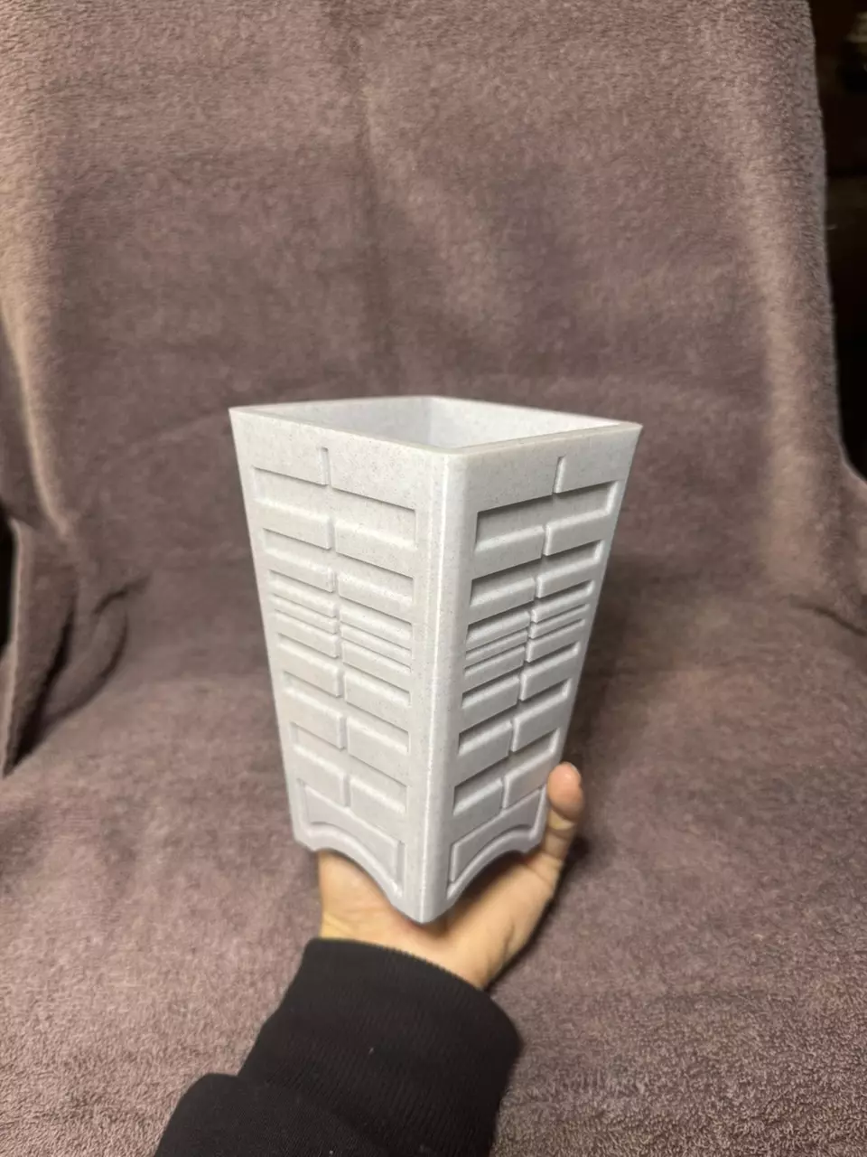 plant/3x3 cascade pot marble-1