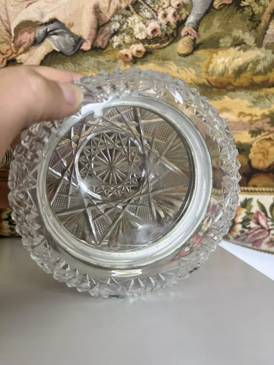 plant/Cut Glass Casket-2