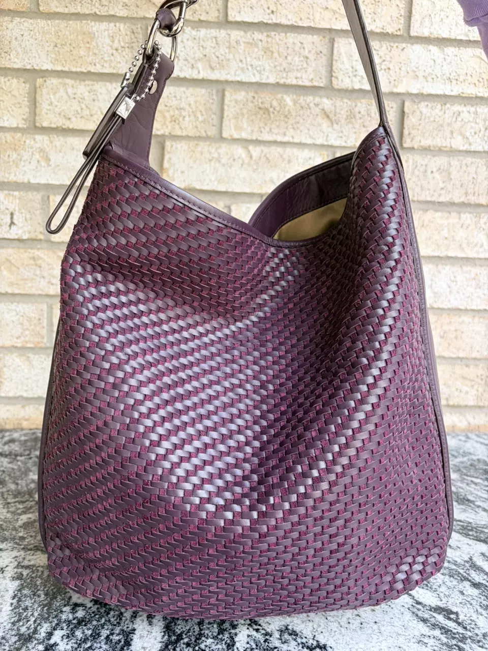 plant/596. Park Avery Woven leather tote-0