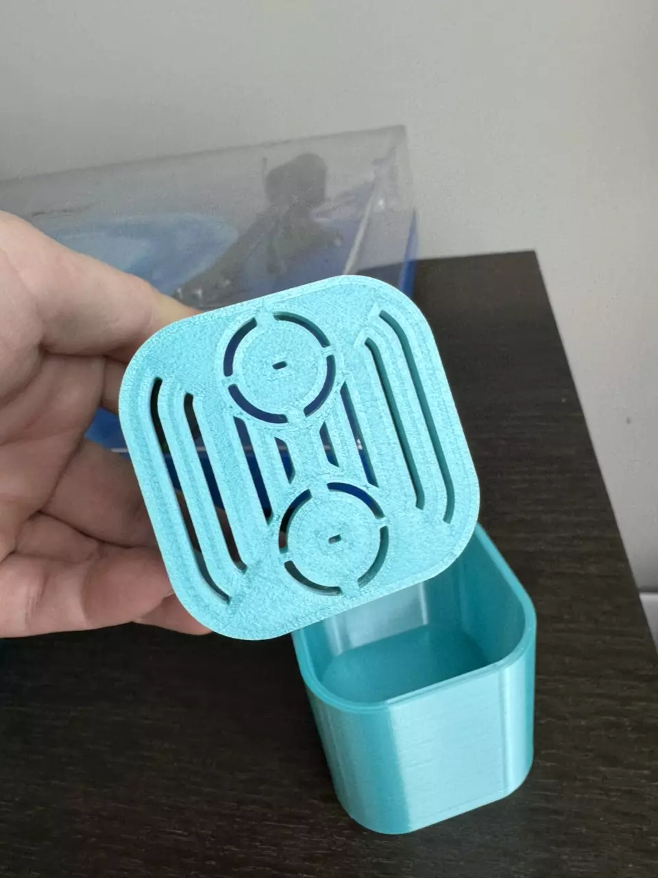 plant/3D Printed Self-Watering Pot 2.5” Tiffany Blue-2