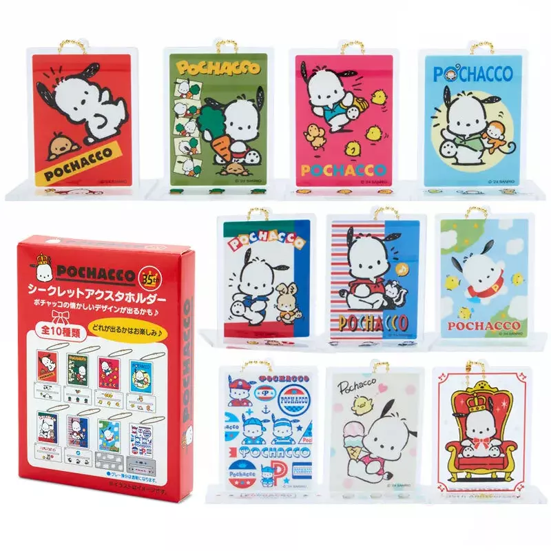 plant/Pochacco 35th Anniversary Red Ribbon Acrylic Stand Blind Box-0