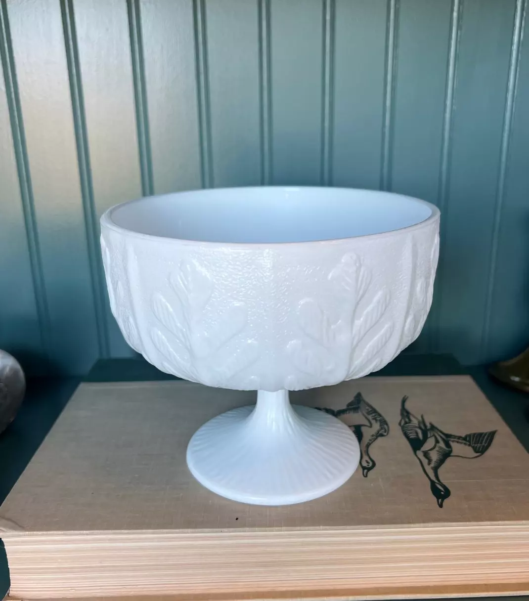 plant/Footed Glass Compote / Planter-0
