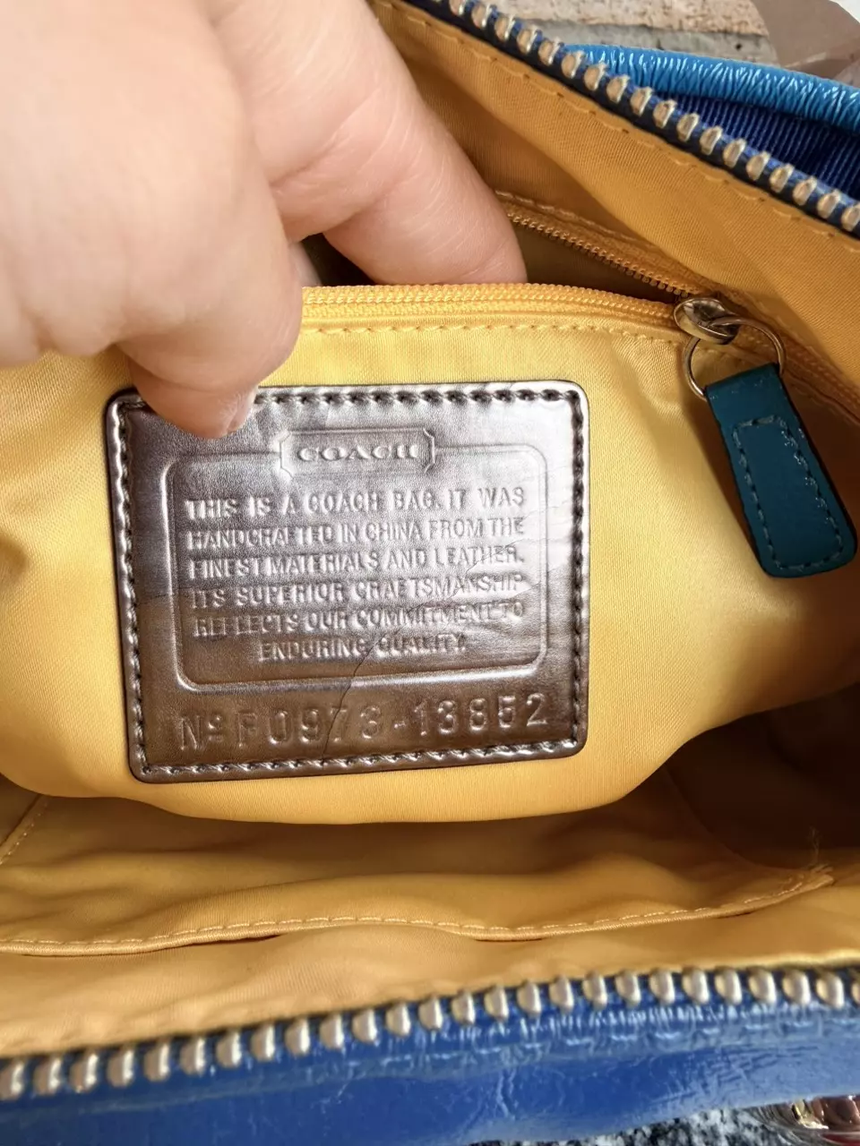 plant/599. Coach Poppy patent 2way #13852-2