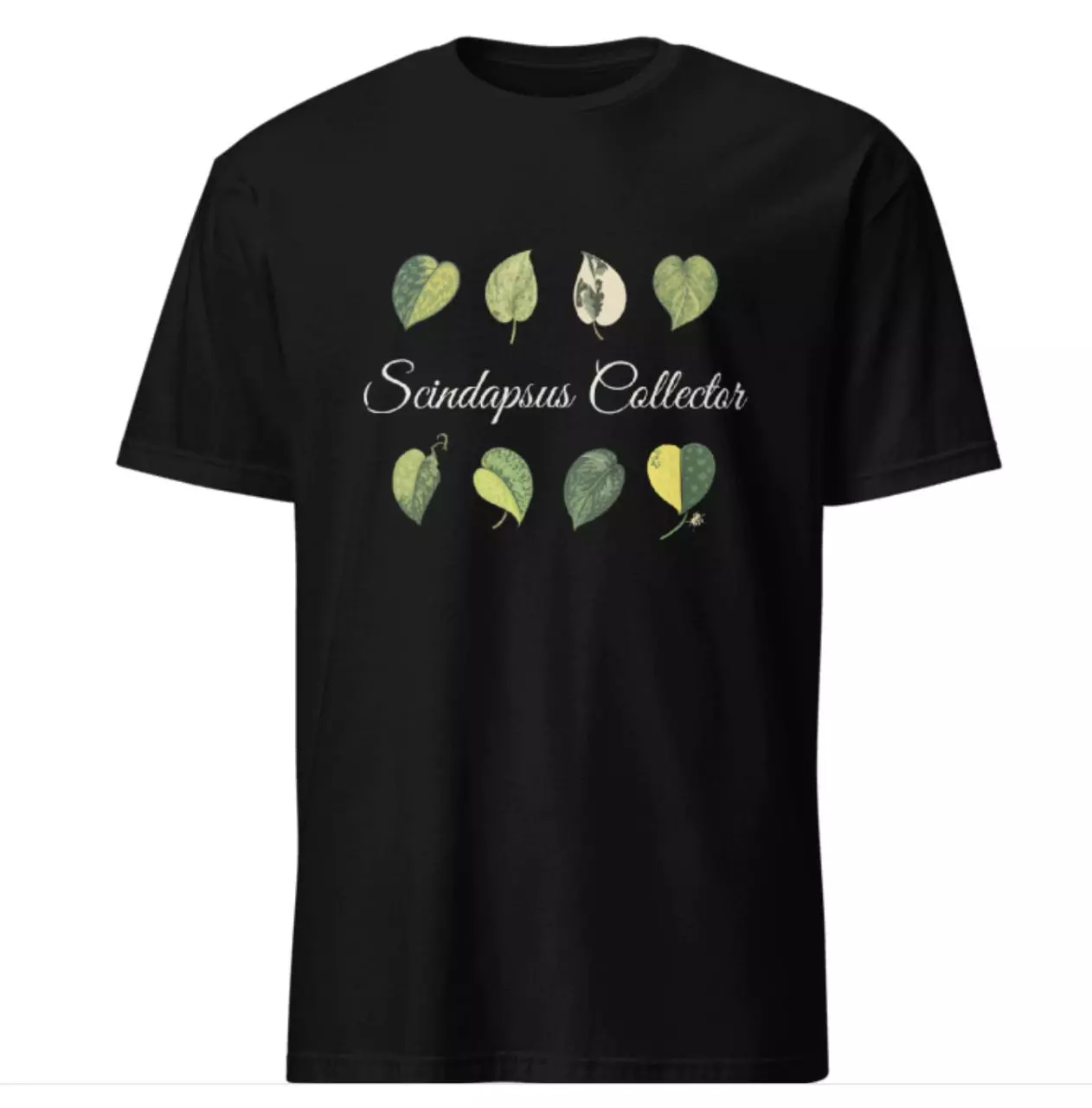 plant/Scindapsus Collector Unisex Tshirt - Black-0