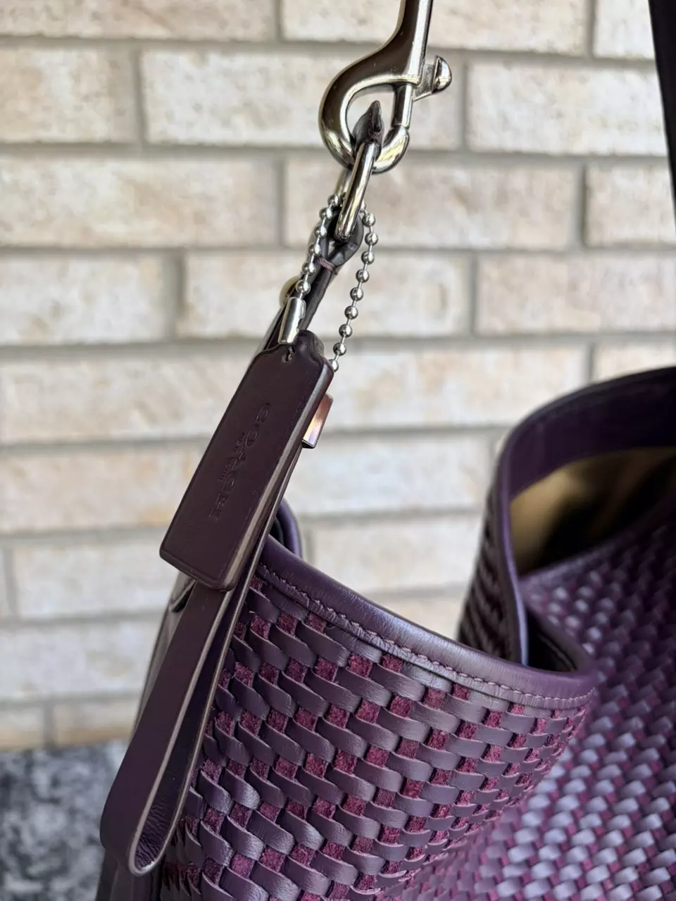 plant/596. Park Avery Woven leather tote-1