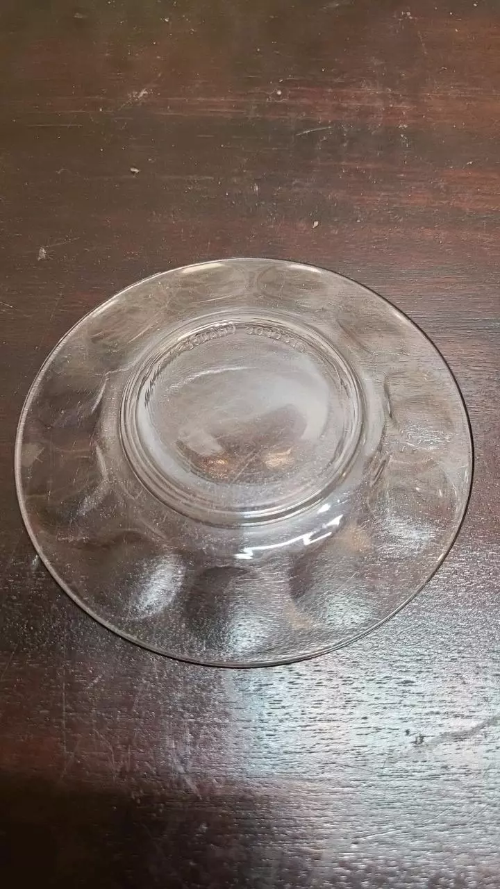 plant/Vintage Arcoroc France Glass 4.5" Saucer-1