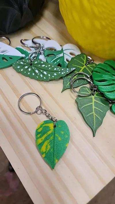 plant/3d Printed Keychain-0-thumbnail
