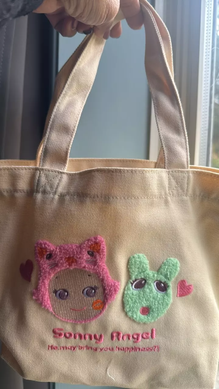 plant/Cute sunny, angel tote-0