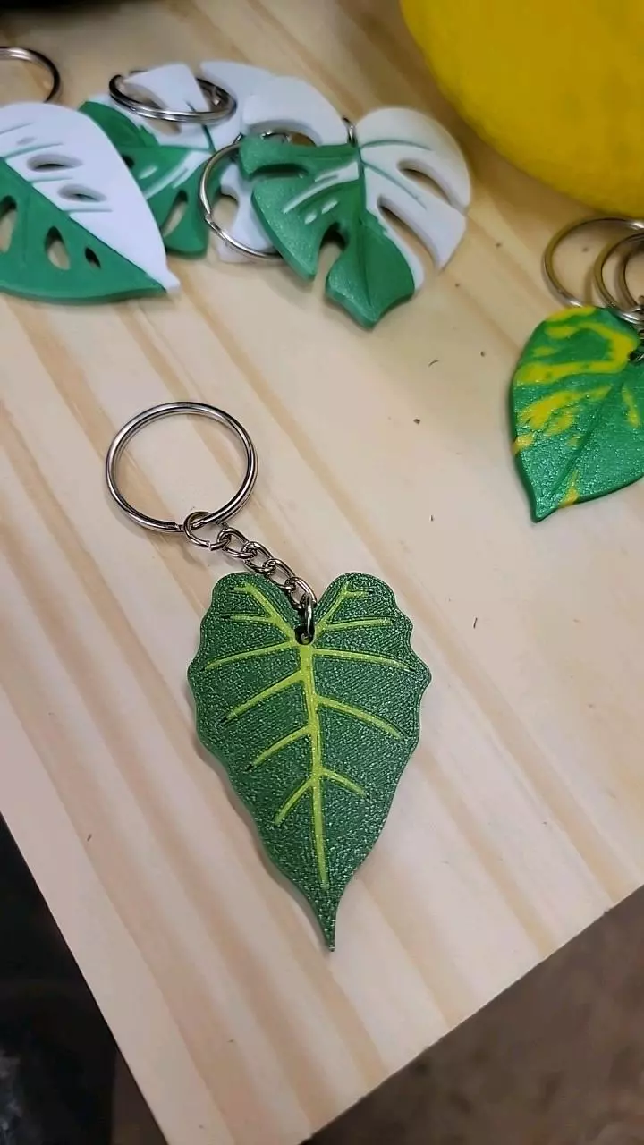 plant/3d Printed Keychain-0