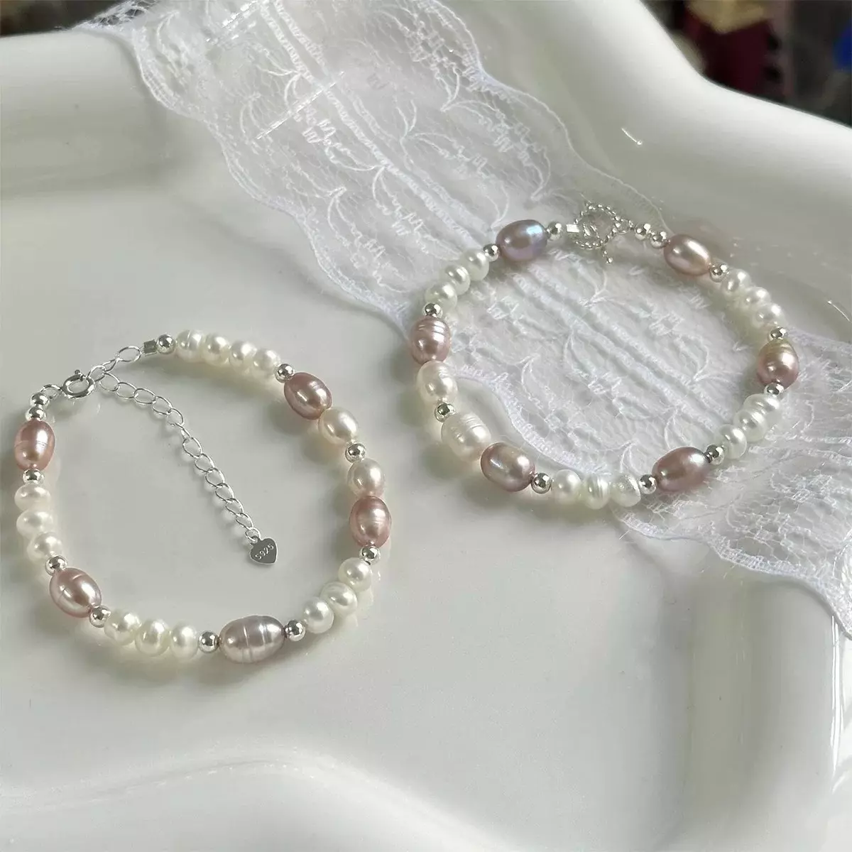 plant/S925 bracelet no pearls including-2
