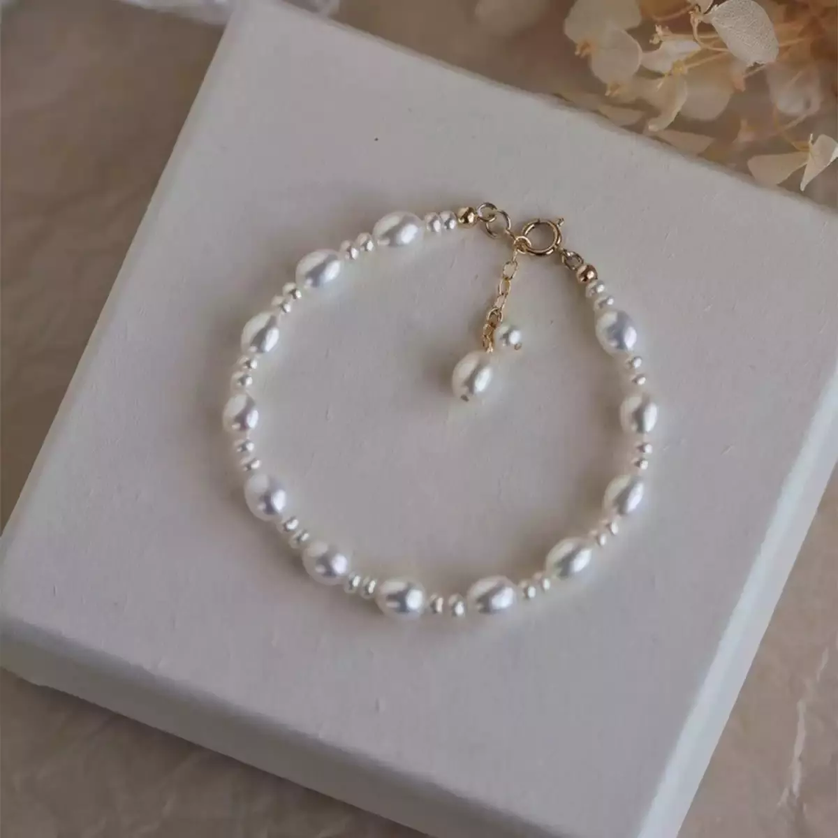 plant/S925 bracelet no pearls including-0