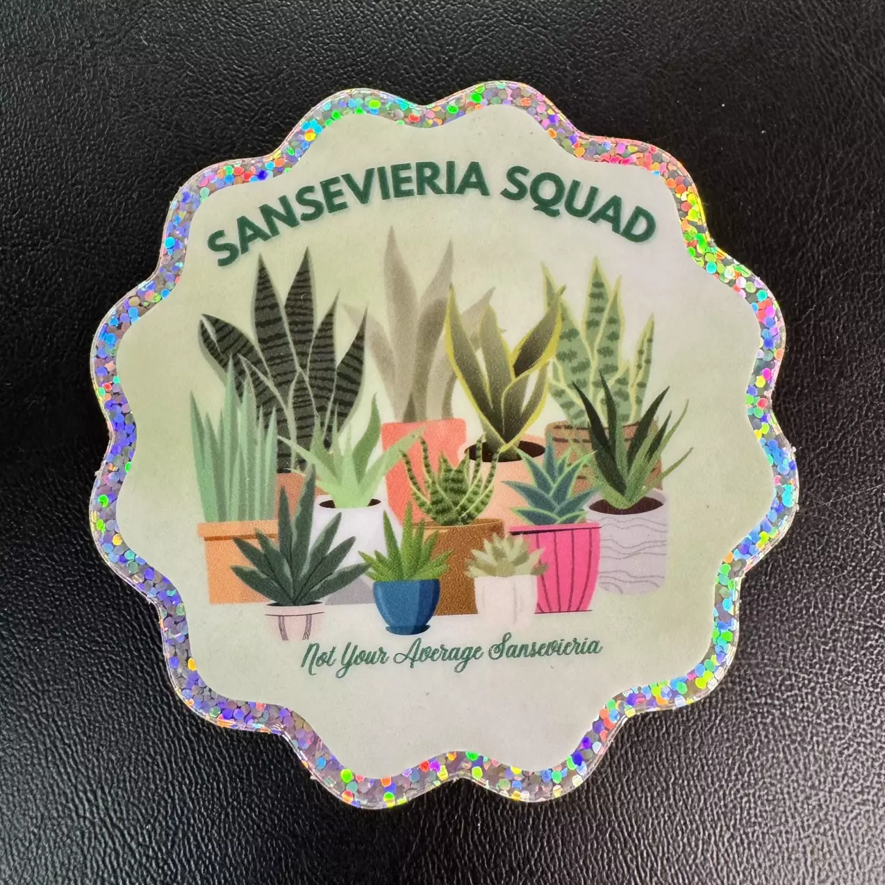plant/Sansevieria Squad Sticker-0