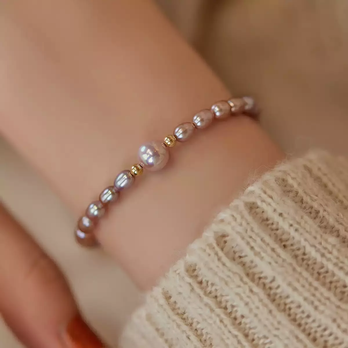 plant/Simple bracelet no pearl including-0