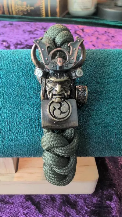 plant/#105 Men's Viking Paracord bracelet-0-thumbnail