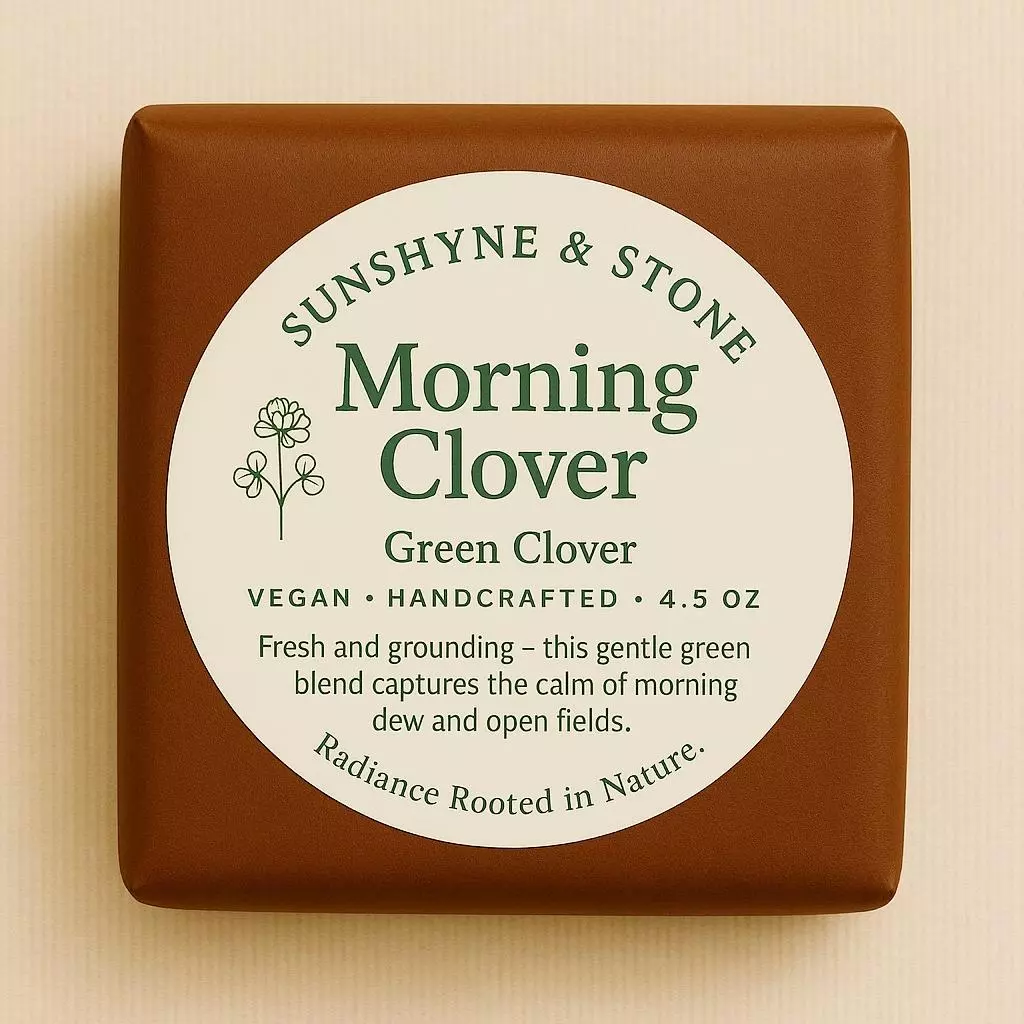 plant/Morning Clover Vegan Handmade Soap-1