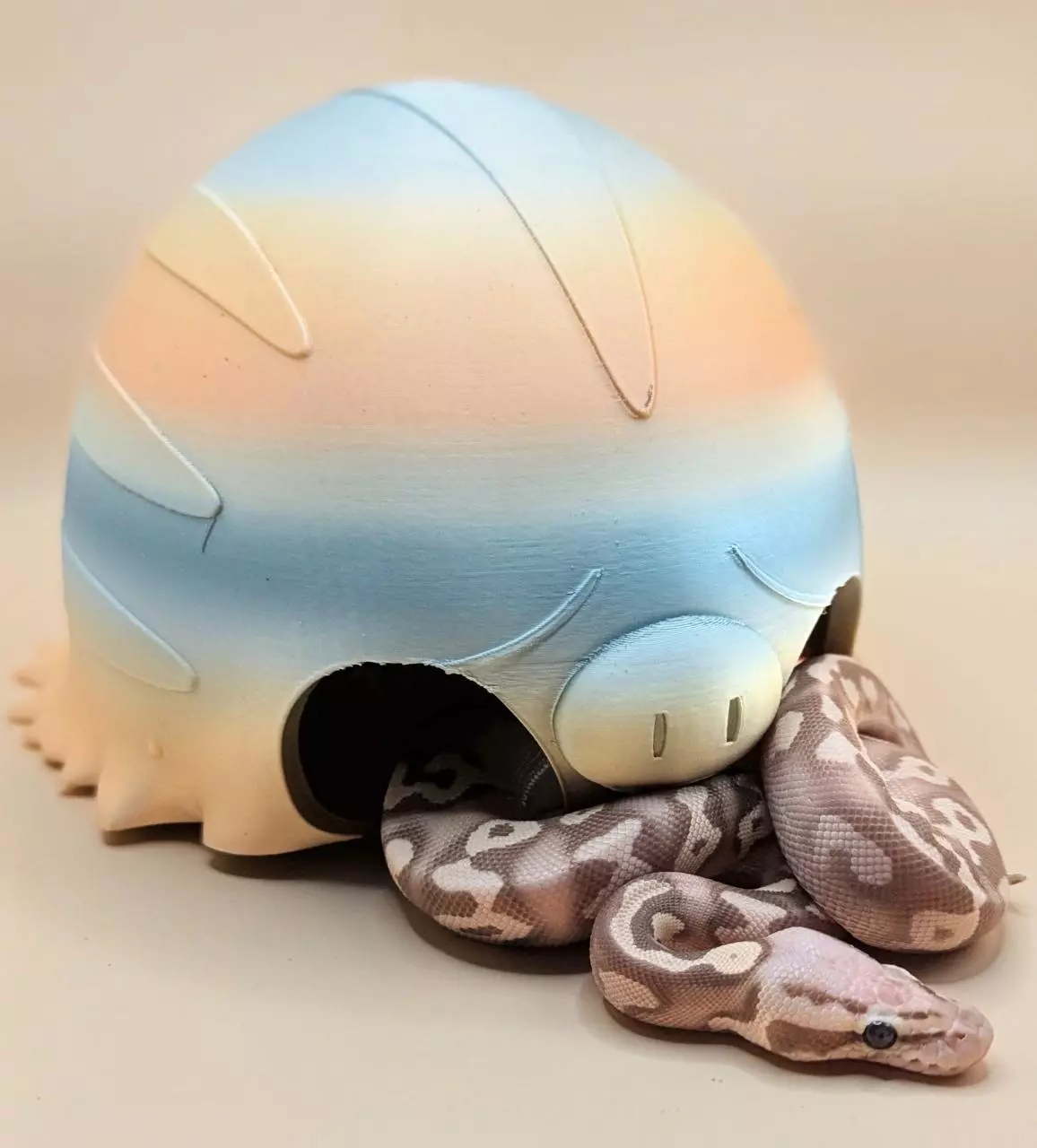 plant/Video game inspired cave hide for reptile enclosures. Geckos, snakes, etc-1