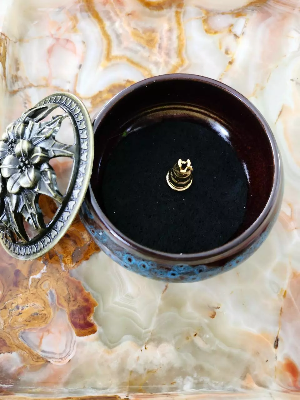 plant/Beautiful Ceramic Incense Burner-2