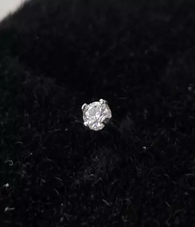 plant/Moissanite nose stud.-0-thumbnail