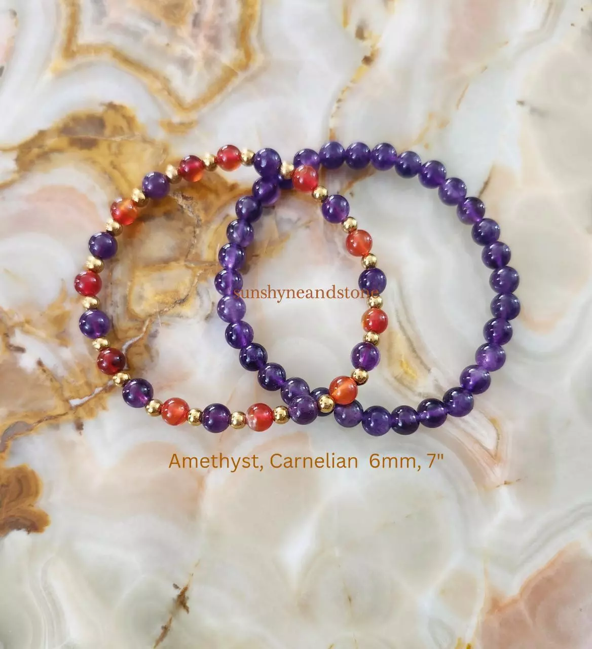 plant/Inner Flame Crystal Bracelet Set-0
