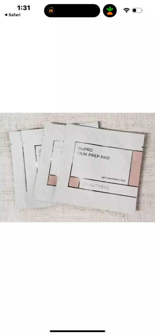 plant/Set of 25 BeautyBio GloPRO Skin Prep Pads-1