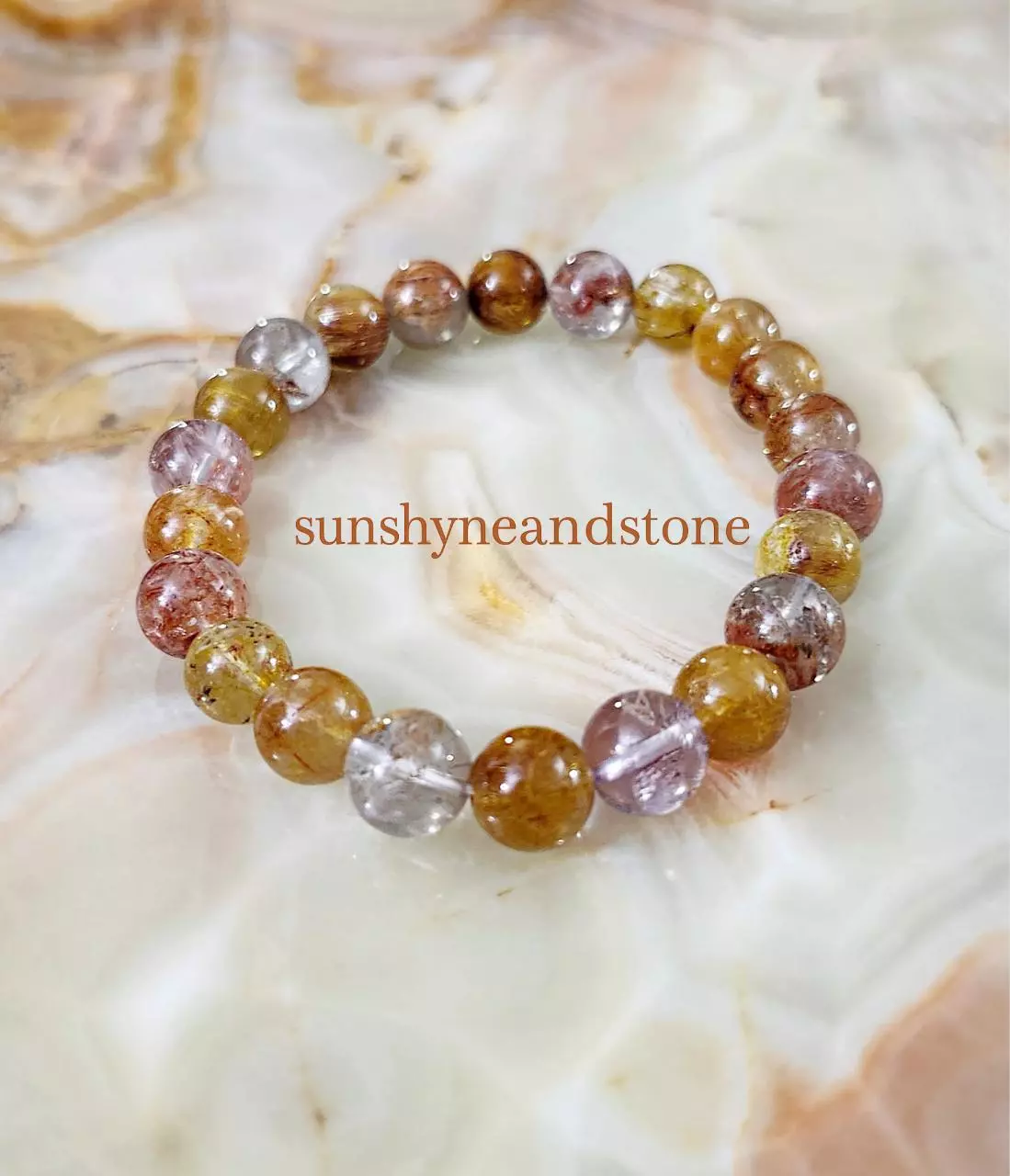 plant/Golden Ascend Crystal Bracelet 7.5"-0