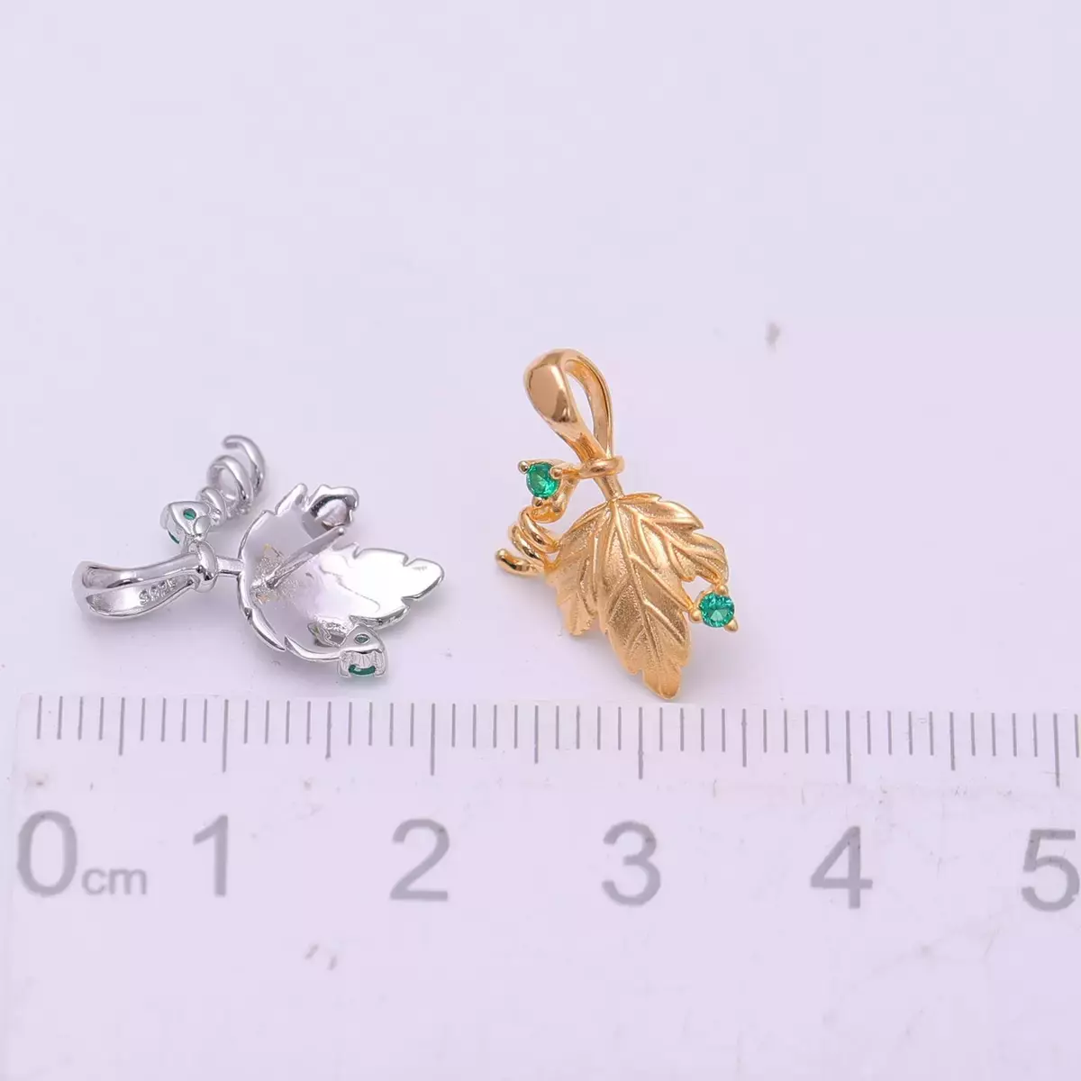 plant/S925 leaf pendant no pearl including-0