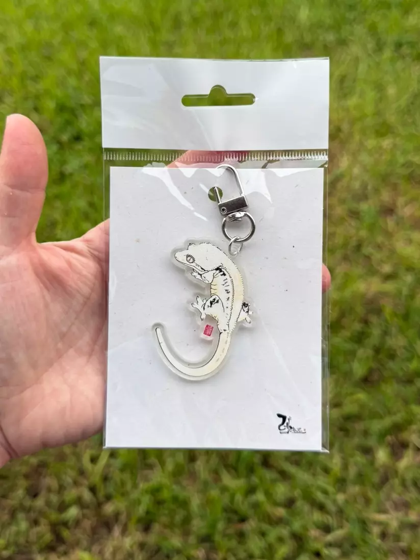 plant/Lilly White Keychain-0
