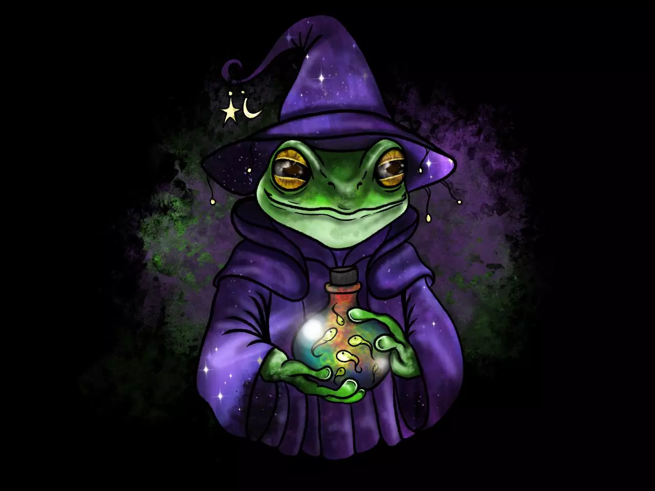 plant/Premium Soft Arcane Amphibians Shirt-1