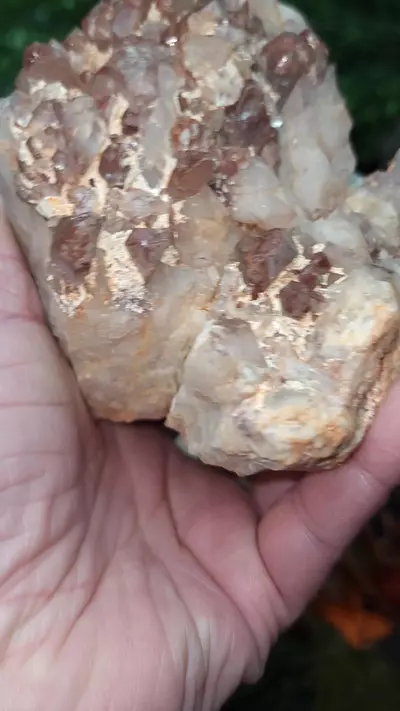plant/Fire Quartz Cluster-0-thumbnail