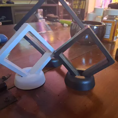 plant/Small White 3D Floating Frame-2-thumbnail