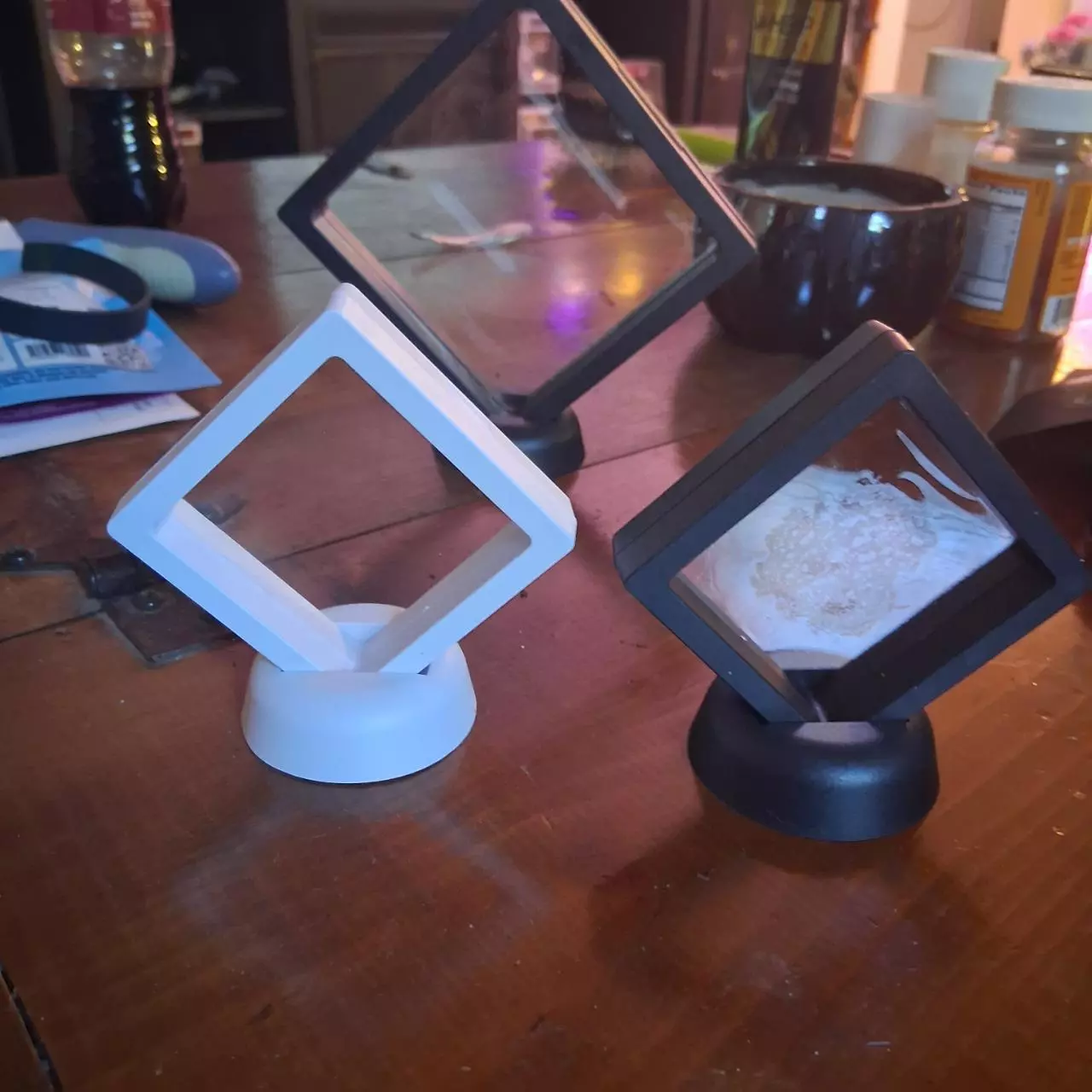 plant/Small White 3D Floating Frame-0