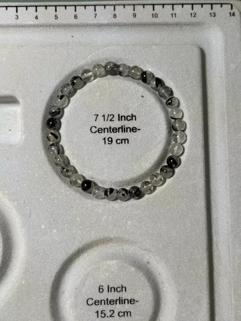 plant/Tourmaline Included Quartz - large wrist-1