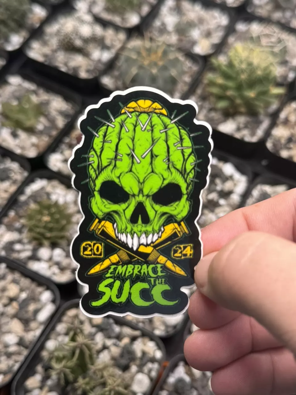 plant/Embrace the Succ sticker-0