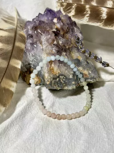 plant/Mixed Beryl Stretch Bracelet-0-thumbnail