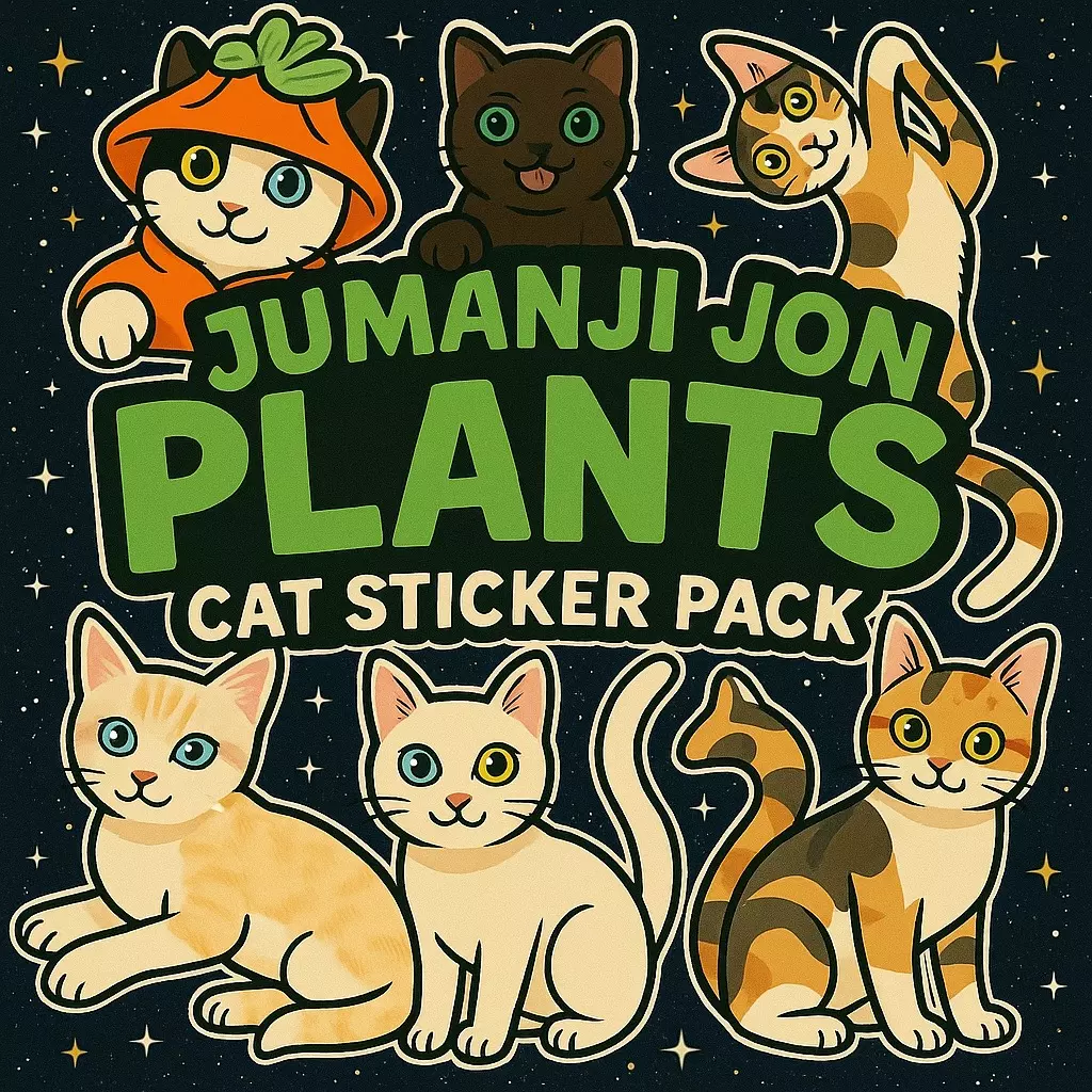 plant/All the Cats Sticker Pack-0