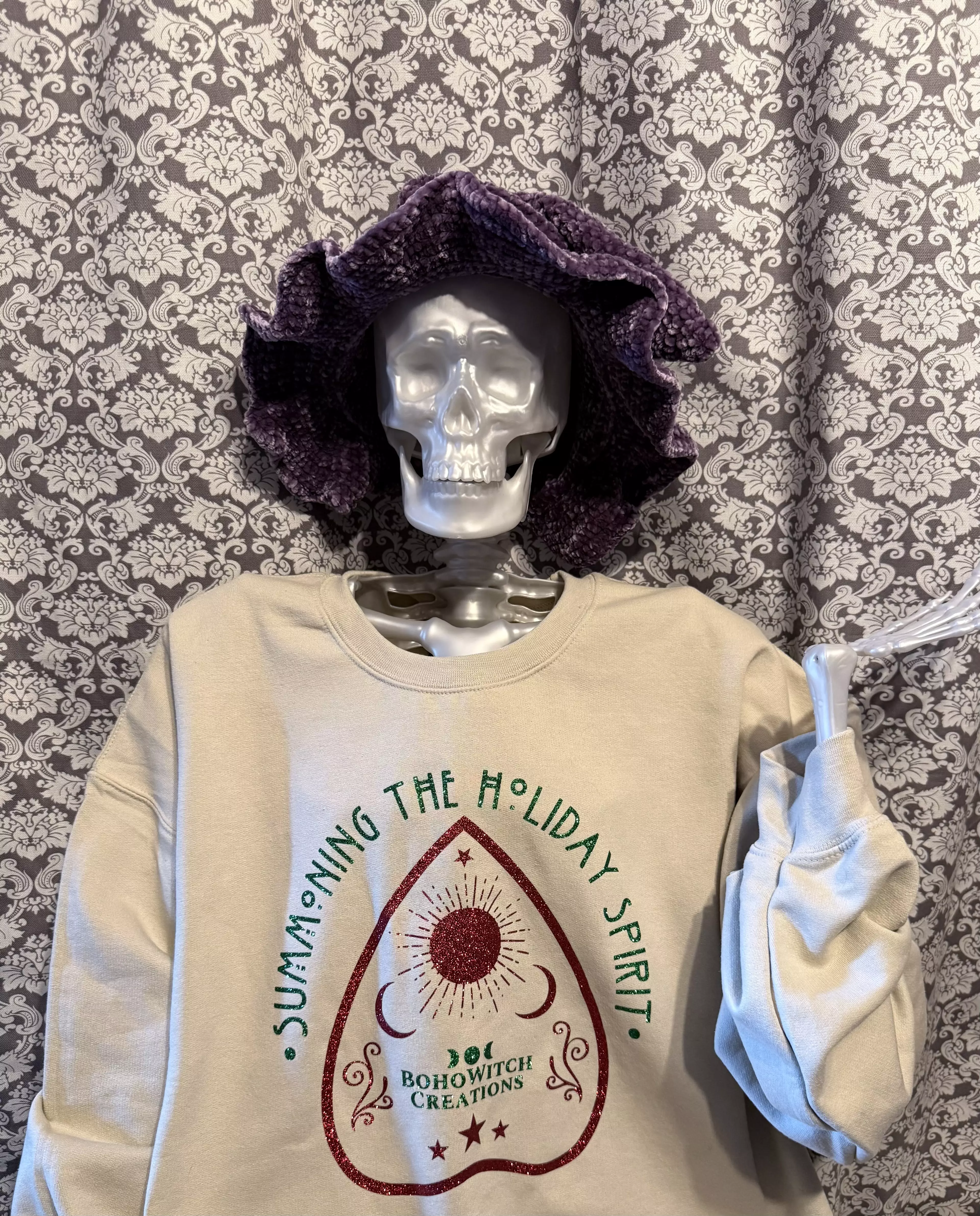 plant/Holiday logo crewneck-0