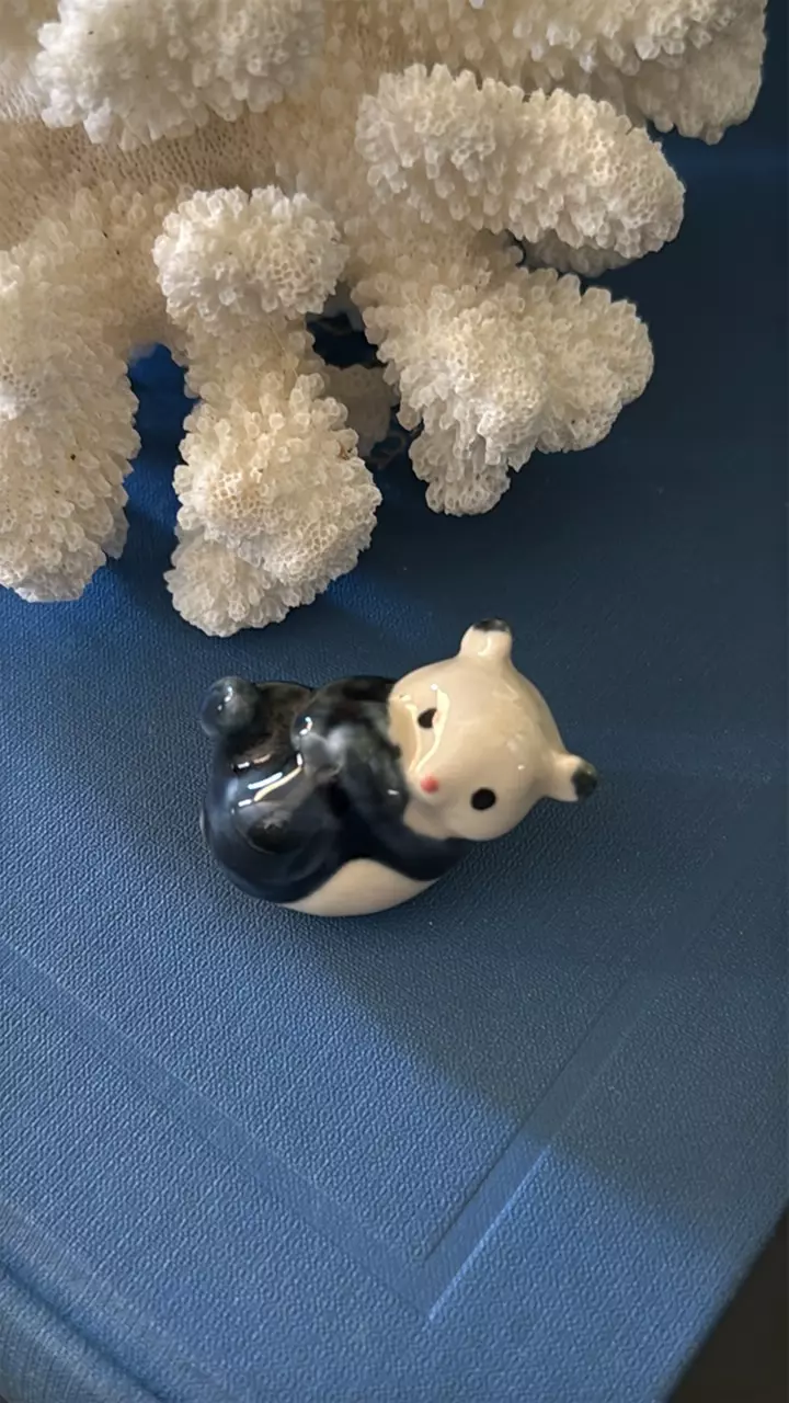 plant/Mini Ceramic Panda-0
