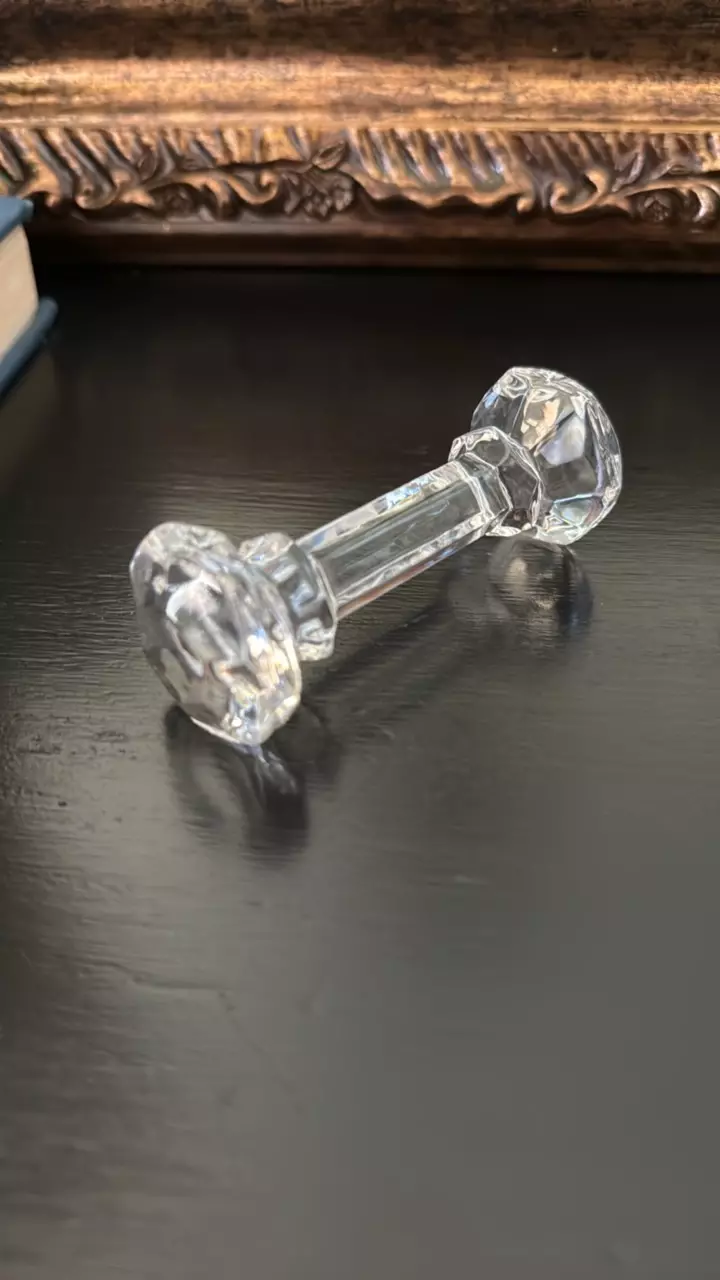 plant/Faceted Glass Knife Rest-2