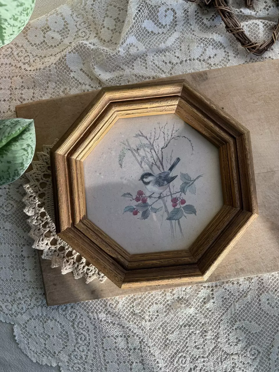 plant/Framed Chickadee Print-0