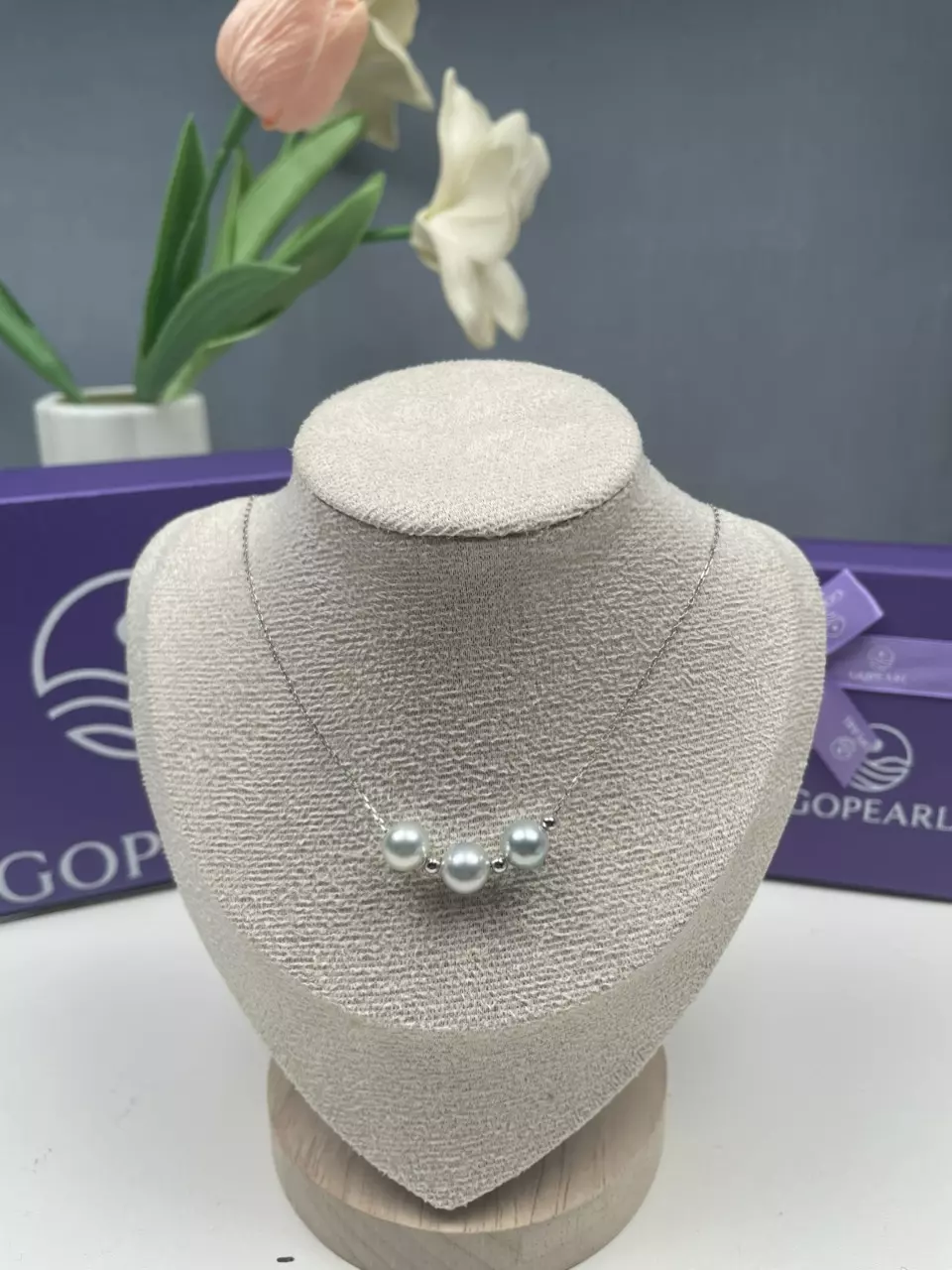 free_shipping/Akoya sea water pearl nacklace-0